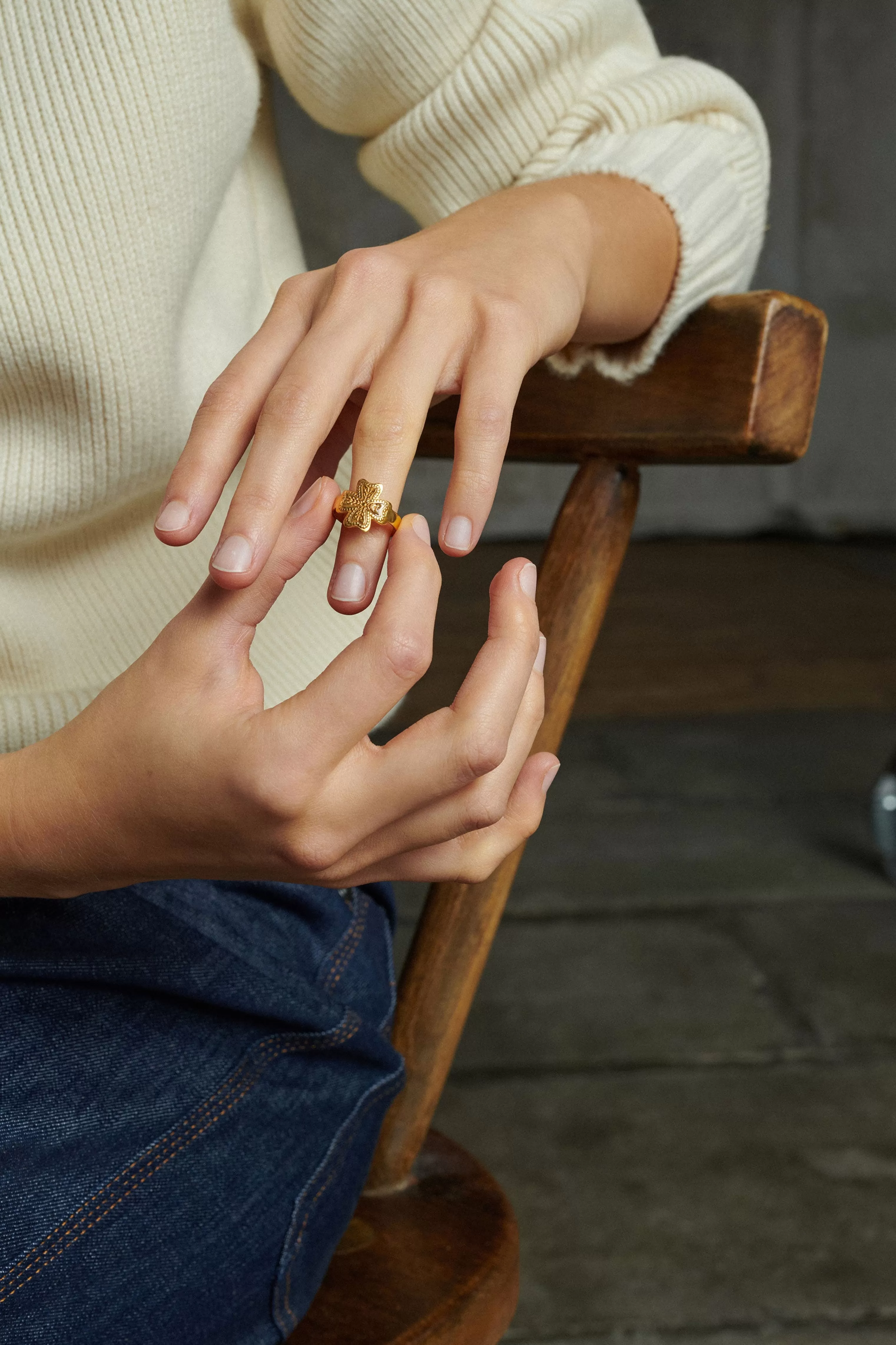 Soeur -BAGUE CHARLOTTE Doré