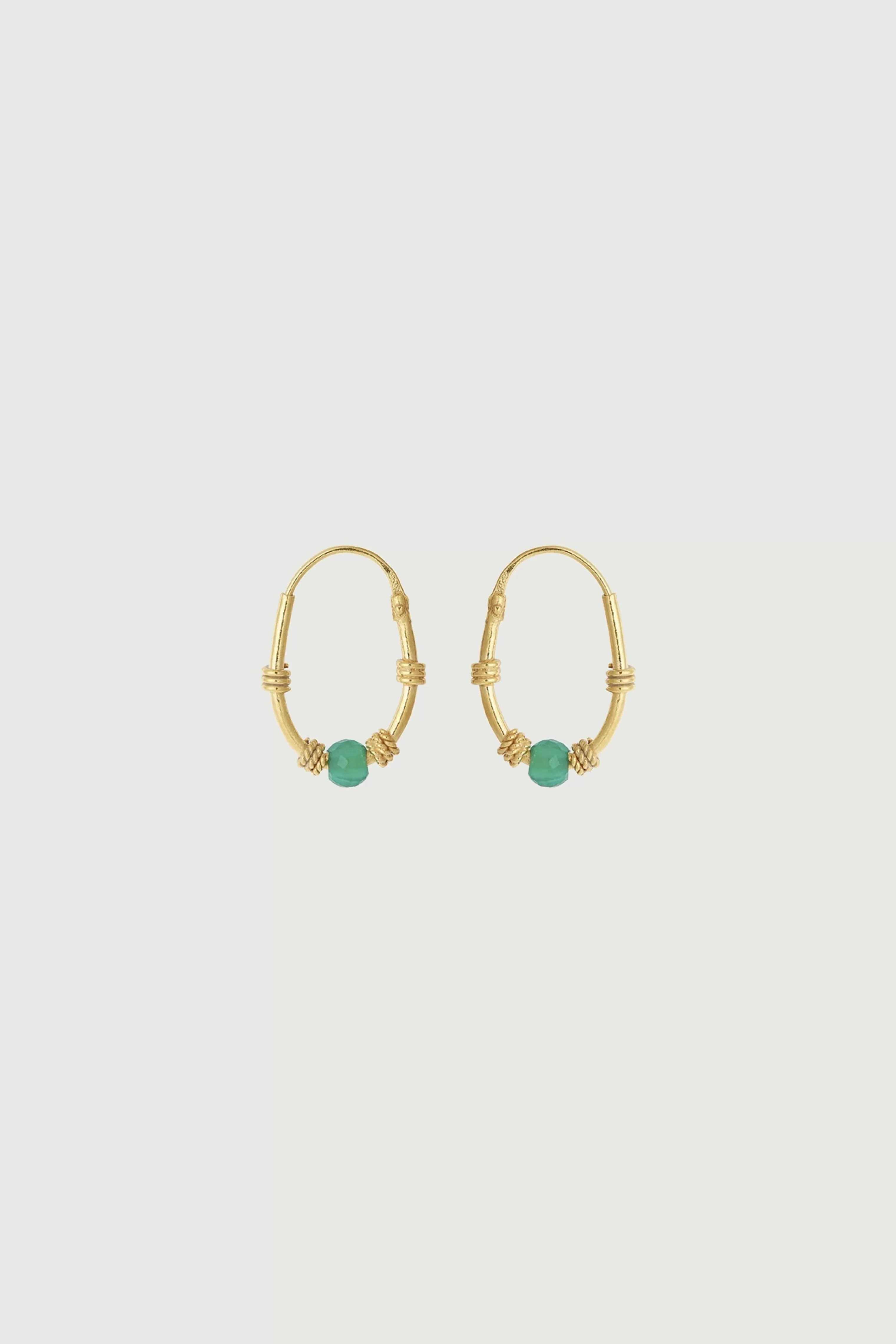 Soeur -Boucles d'oreilles ZINC Vert