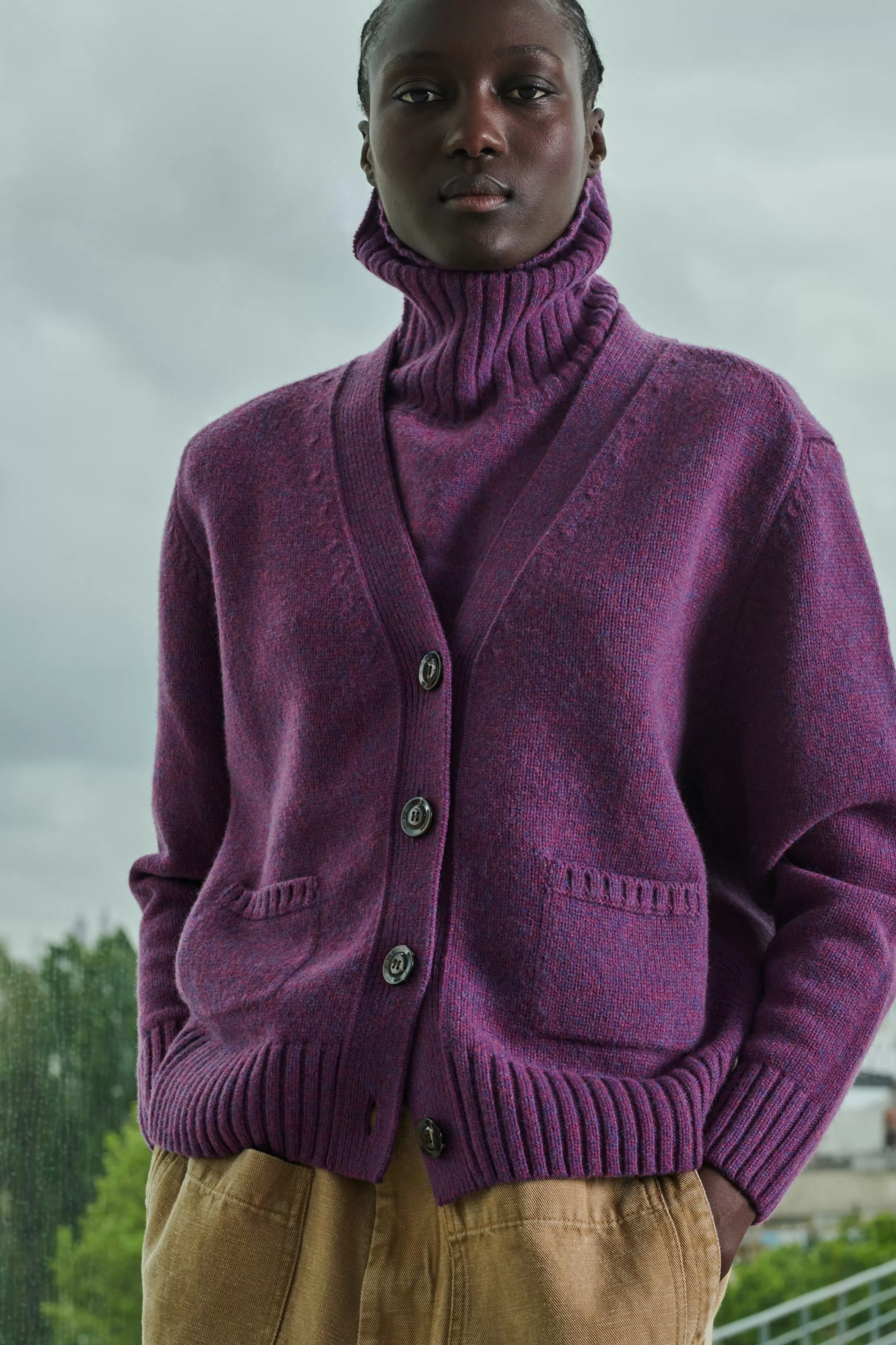 Soeur -CARDIGAN SERGIO Violet