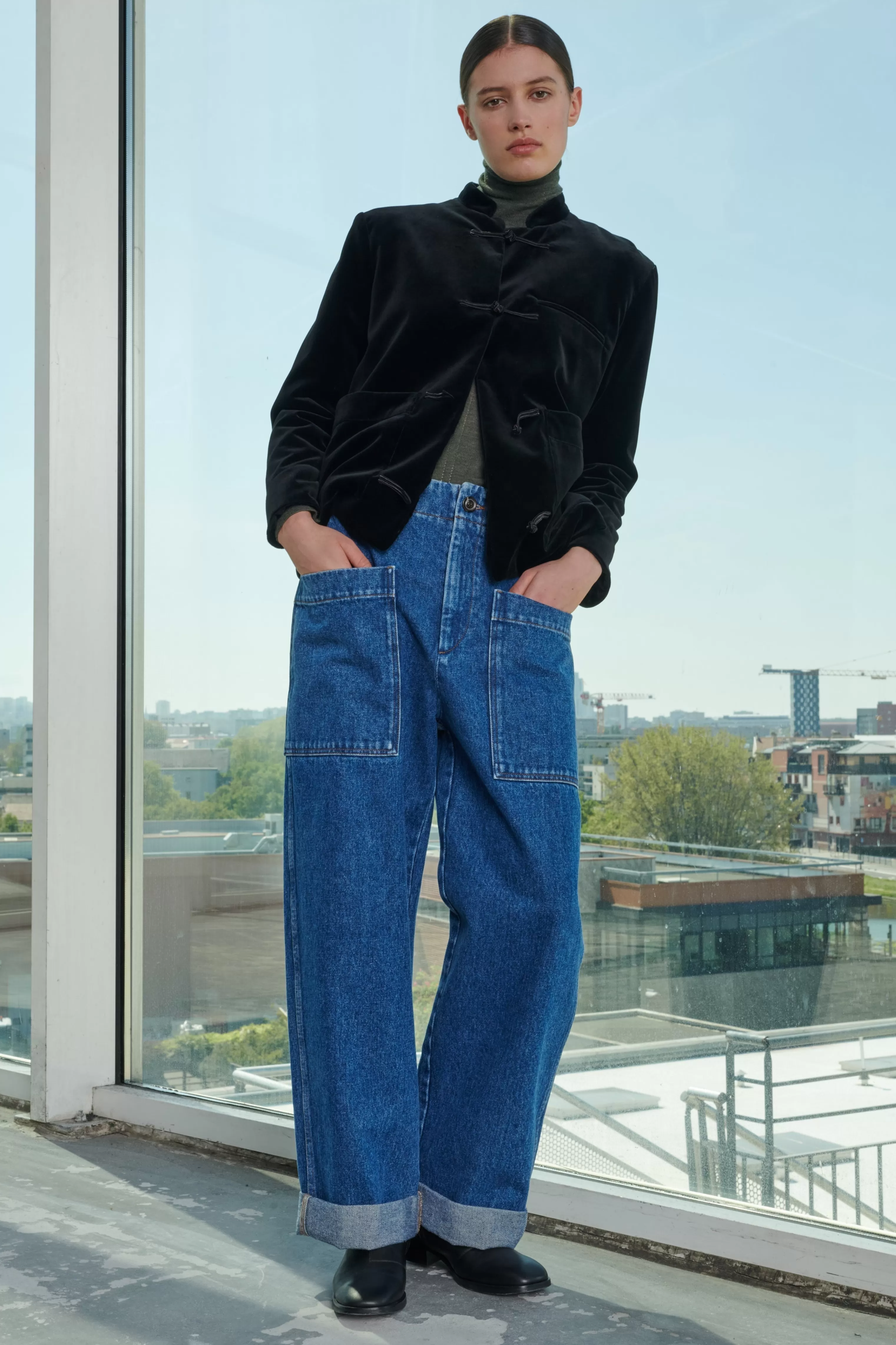 Soeur -JEAN THABOR Denim Bleu Delave