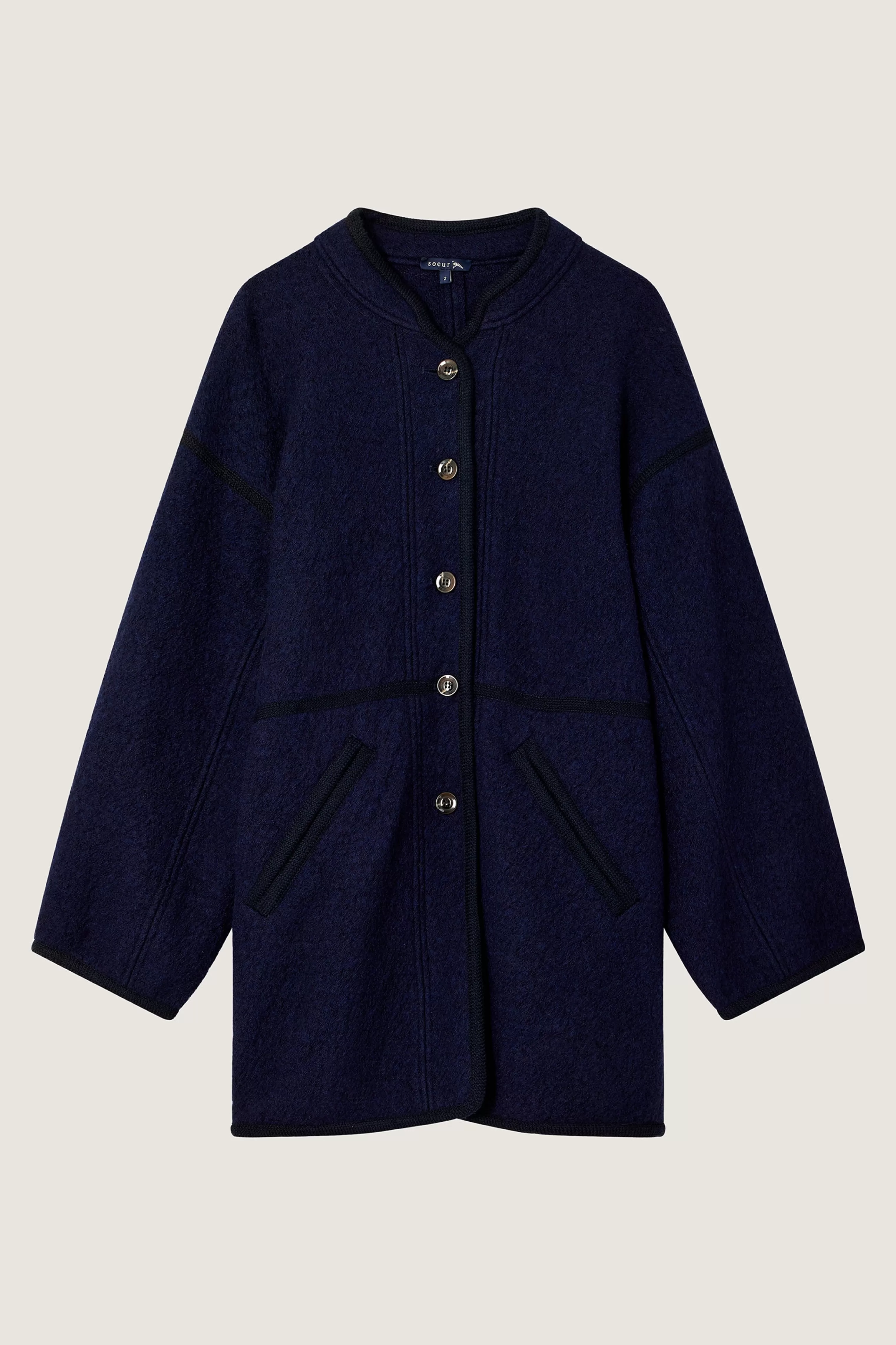 Soeur -MANTEAU SLOVENIE Navy