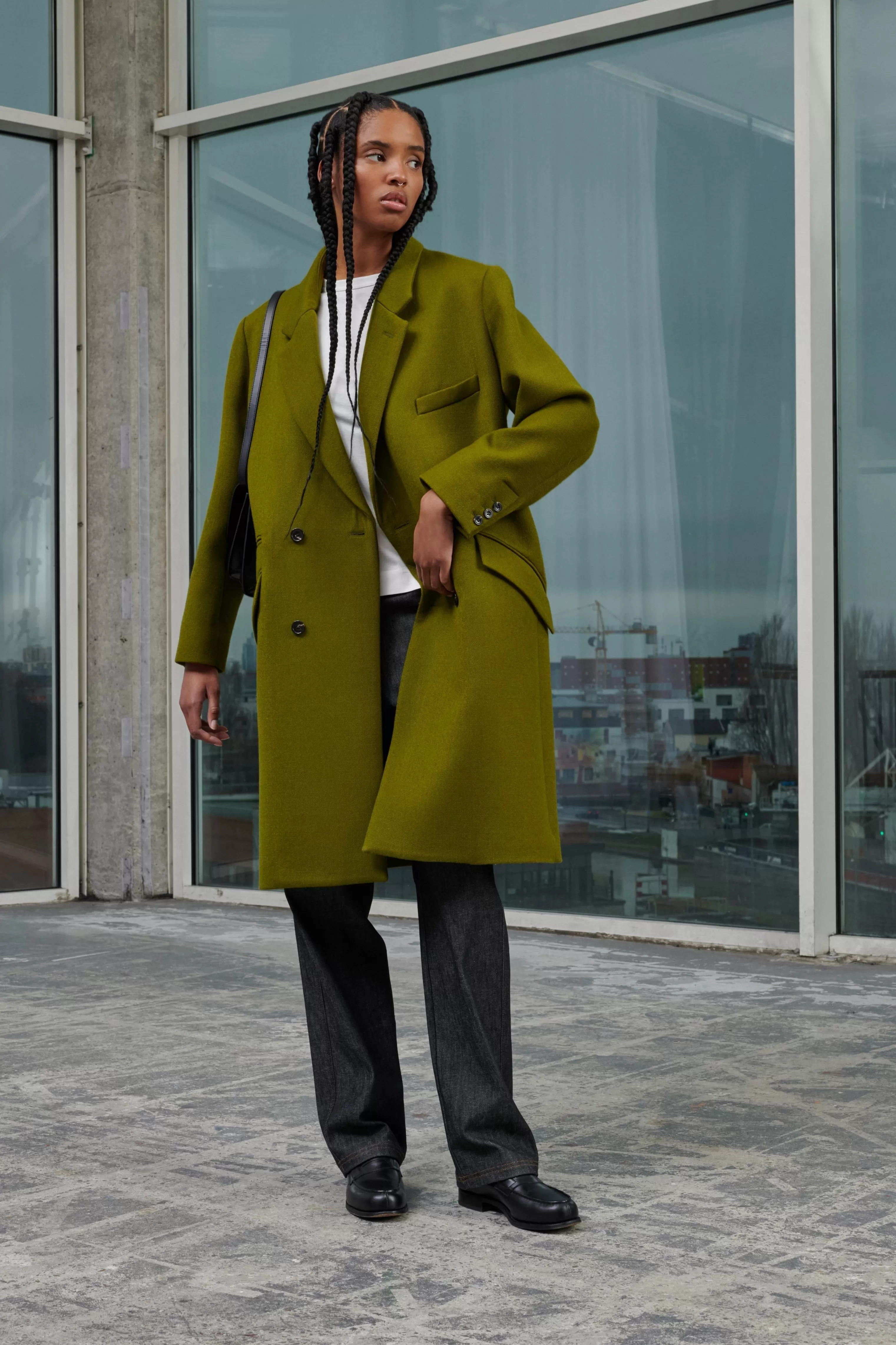 Soeur -MANTEAU WADDEN Vert