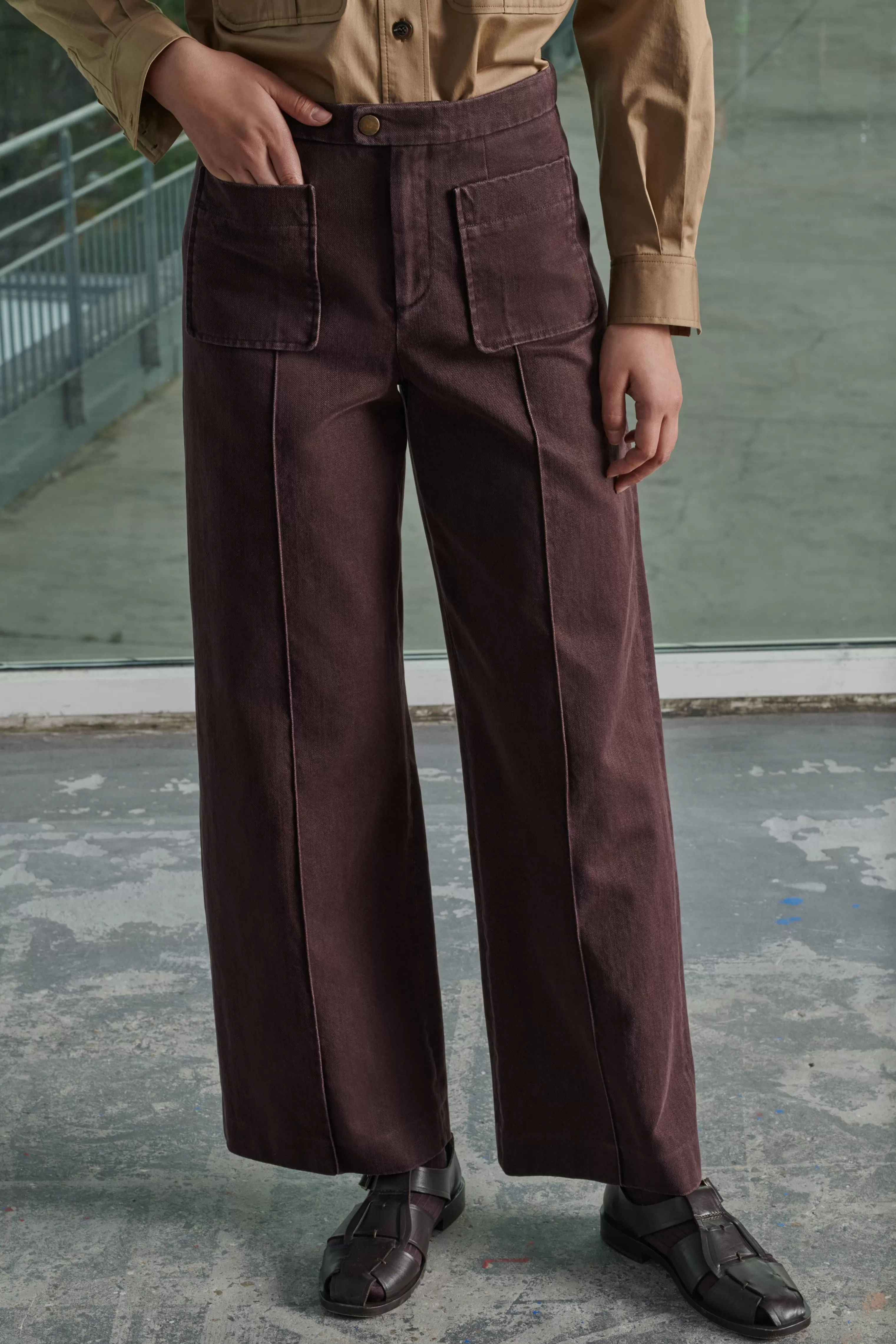 Soeur -PANTALON HARRY Prune