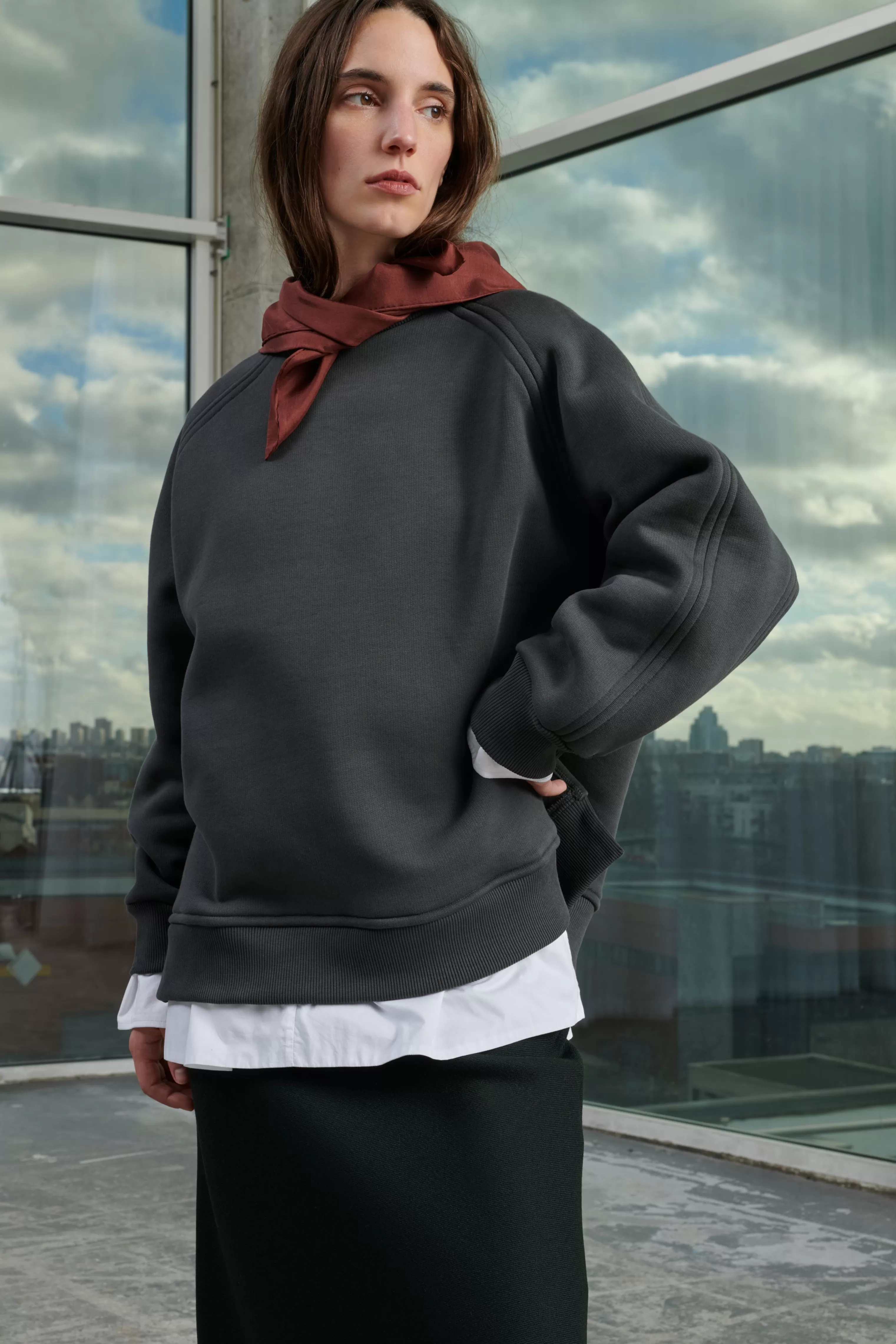 Soeur -SWEAT WALT Gris Anthracite