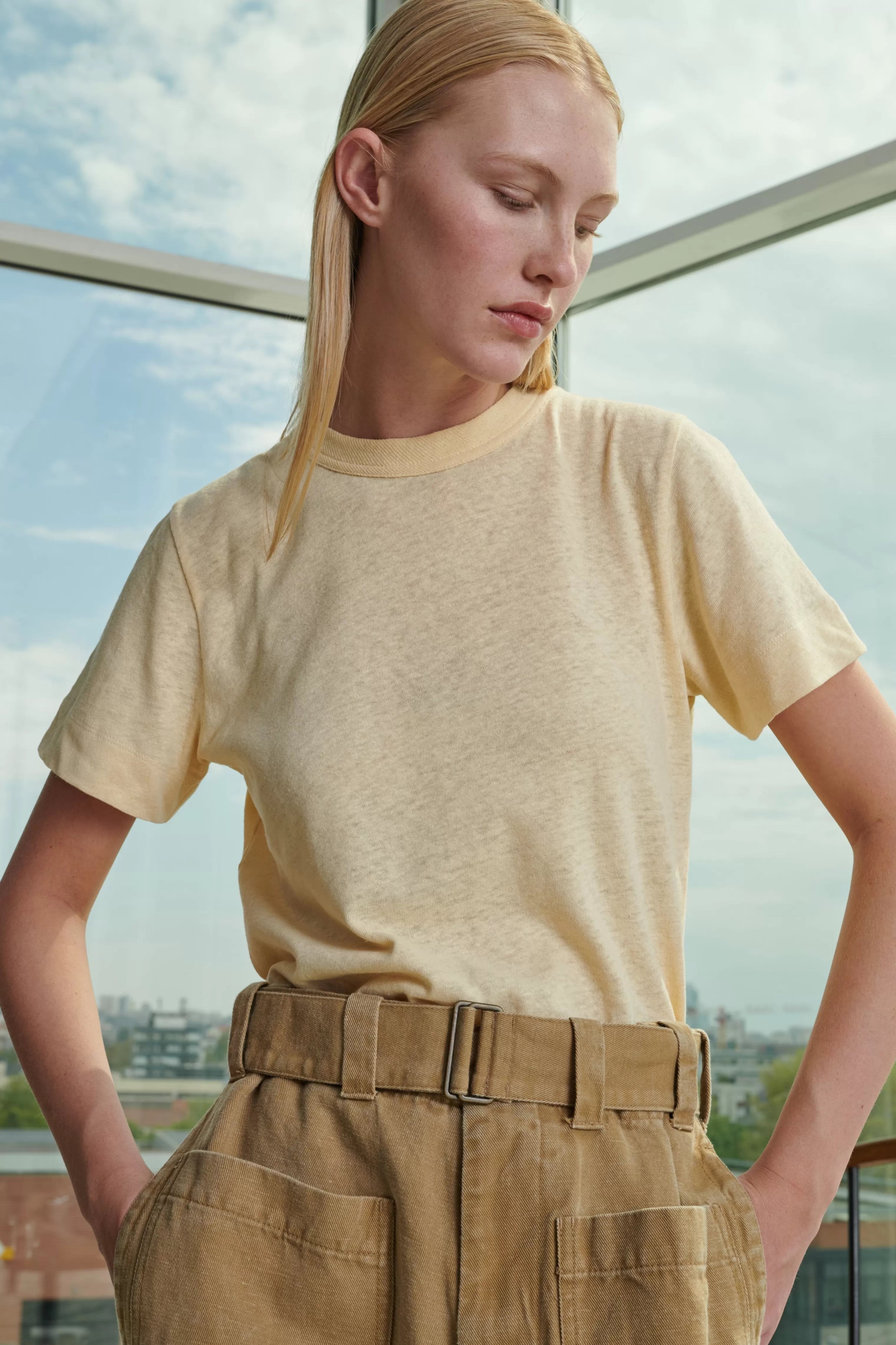 Soeur -TEE-SHIRT CYRIL Beige