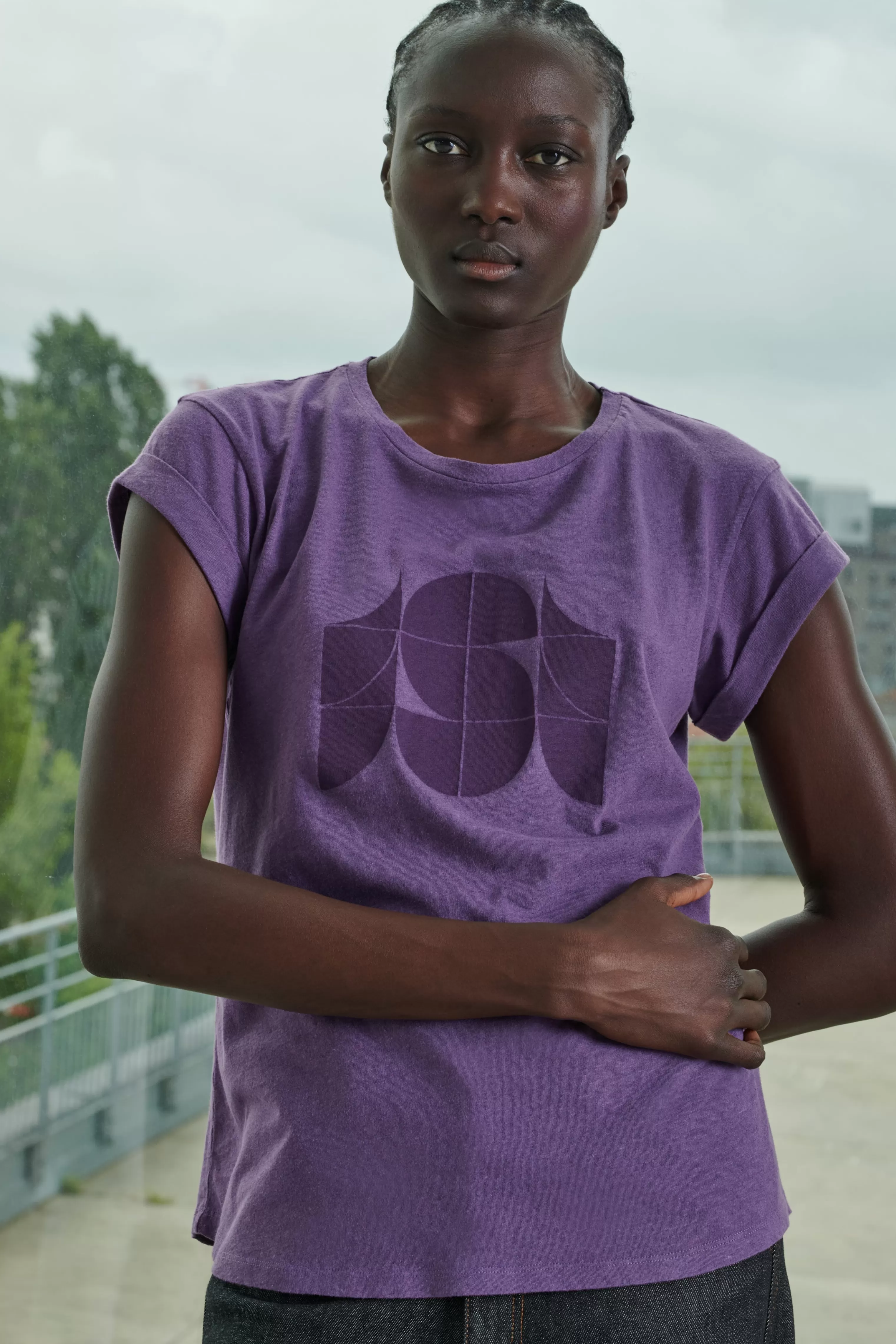 Soeur -TEE-SHIRT VALENTINA Violet